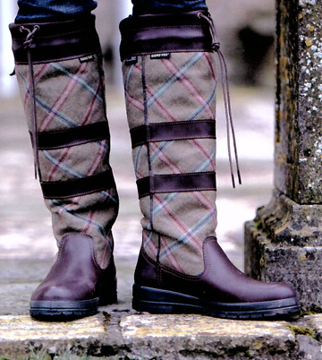 dubarry tartan boots